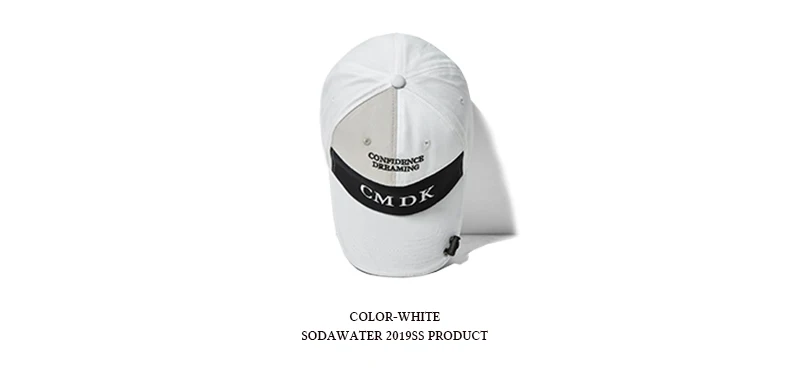 SODAWATER 2019 новый японский стиль английский головной убор с вышивкой для мужчин и женщин пара бейсбольная кепка Мода Регулируемая крышка 142CI2019