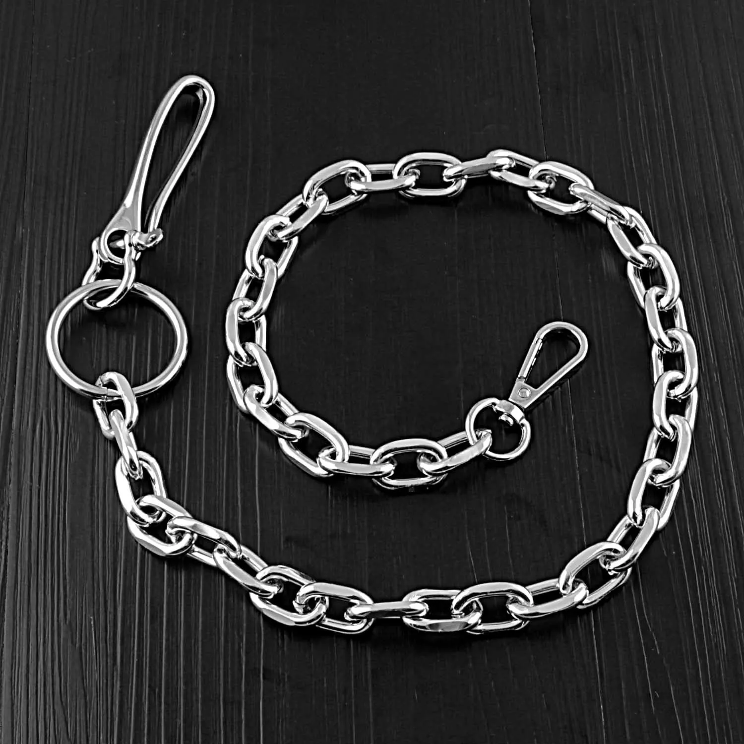 

Long Trousers Hipster Key Chains Punk Street Big Ring Key Chain Metal Wallet Belt Chain Pant Keychain Unisex HipHop Jewelry WZ61