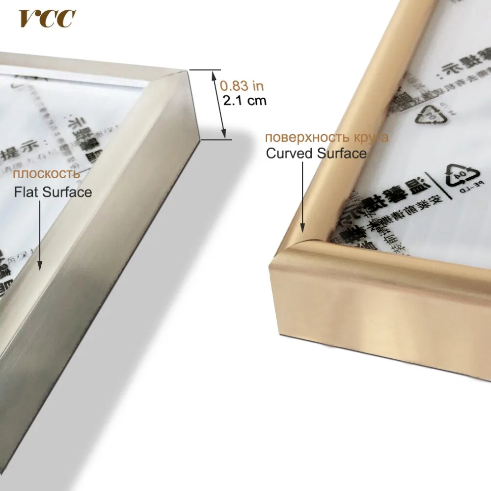 Metal Aluminum Photo Frame for Wall Hanging A3 A4 30x30 Certificate photo frame