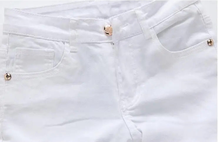 2017 New Stretch Skinny Men Solid Color Jeans Fashion Casual Black and White Pencil Jeans stretch jeans