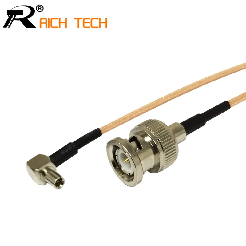 3G HUAWEI ZTE modem extension cable TS9 right angle to BNC male plug