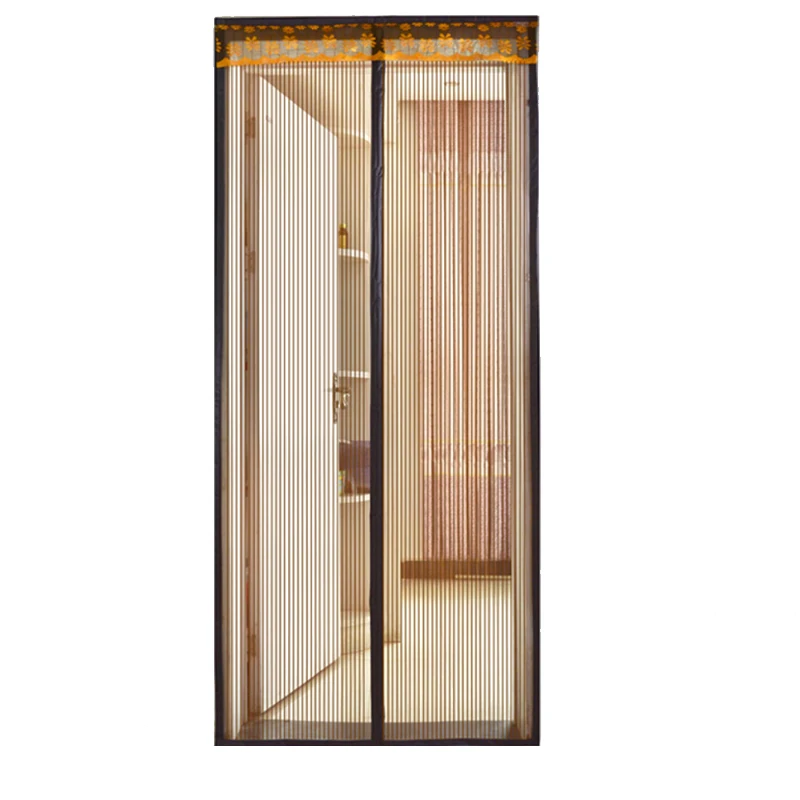 

Summer Black Door Tulles Window Screen Automatic Closing Curtains Prevent Mosquito For Kitchen Living Room Window Curtains A