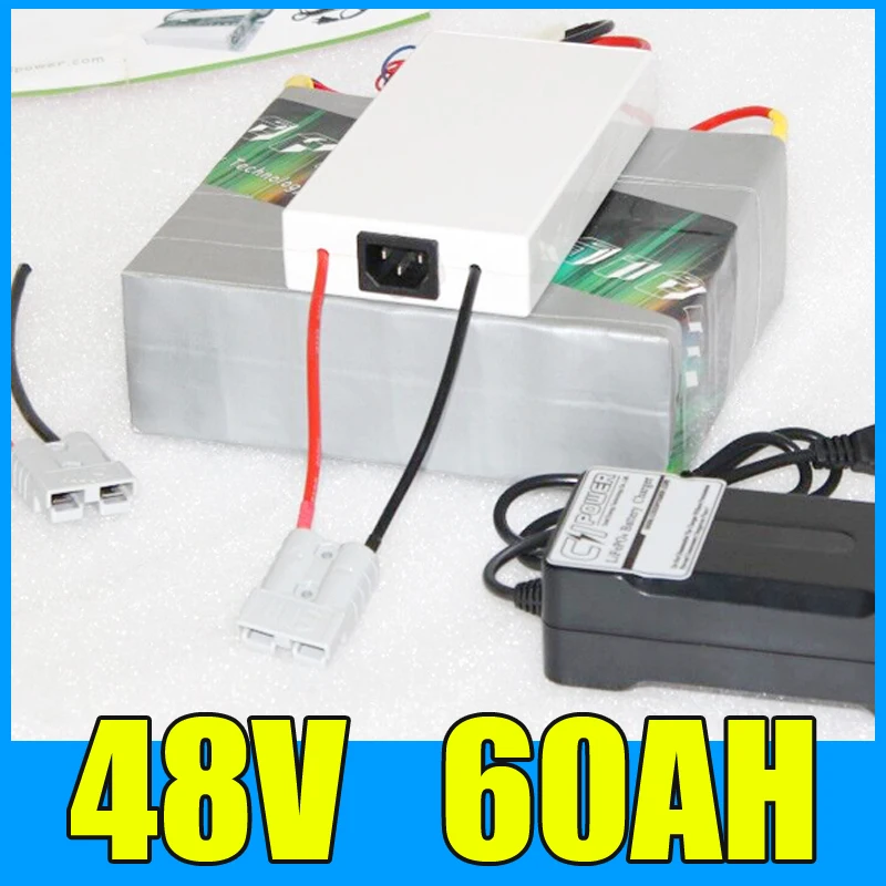 48V 60AH Lithium Battery Pack , 54.6V 2500W Electric bicycle Scooter solar energy Battery , Free BMS Charger Shipping 48V 60AH Lithium Battery Pack , 54.6V 2500W Electric bicycle Scooter solar energy Battery , Free BMS Charger Shipping