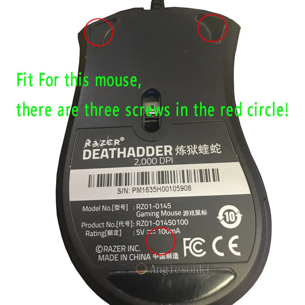 Новая верхняя крышка/внешняя крышка для RZ DeathAdder 2000 DPI игровая мышь|case for|case casecover