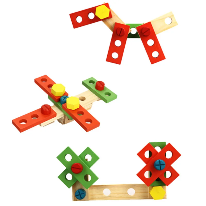

KIDS WOODEN WORK TOOL BENCH KITCHEN PRETEND PLAY TOY WOOD BUILDER TRAY TODDLER