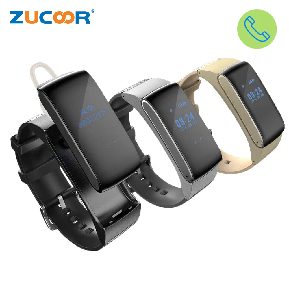 Original ZB66 Smart Talk Band Watch Bracelet Talkband Sport Pedometer