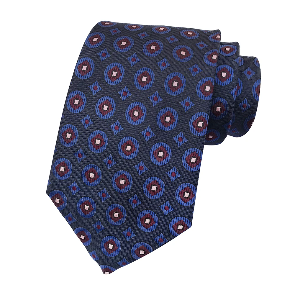 GUSLESON роскошный 8 см галстук цветочный плед Пейсли ЖАККАРДОВЫЕ тканые классические мужские галстуки для шеи Свадебные вечерние галстуки для жениха шелковый галстук