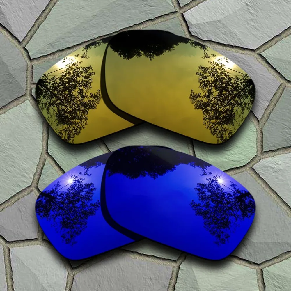 

Yellow Golden&Violet Blue Sunglasses Polarized Replacement Lenses for Oakley Fuel Cell