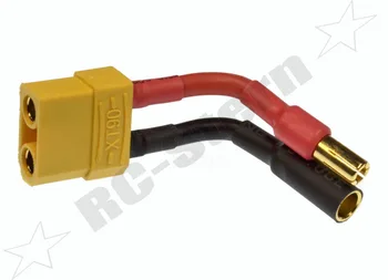

Ultra Duty: Female XT90 Connector to 5.5MM Bullet Adapter 5CM 10awg Wire