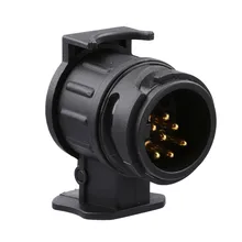 Автомобиль электрические вилки и розетки прицепы Грузовик 7 булавки до 13 адаптер штепсельной вилки конвертер буксировочный разъем 12 В черный APR10
