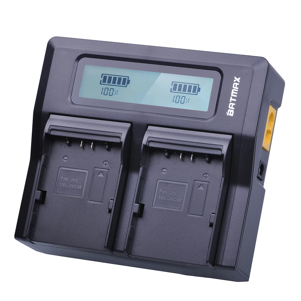 SSL JVC50 JVC50 SSLJVC50 Camera Battery Rapid Dual Charger for JVC GY