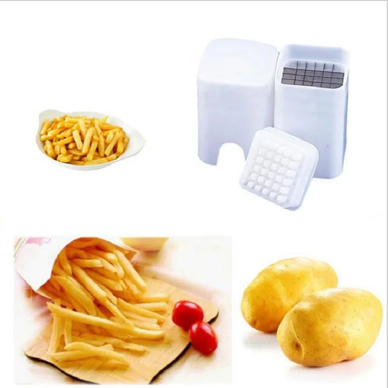 Овощи картофель Удобная ломтерезка для работы острые и легко моющиеся картофель фри изготовление картофеля резка дома кухонные инструменты