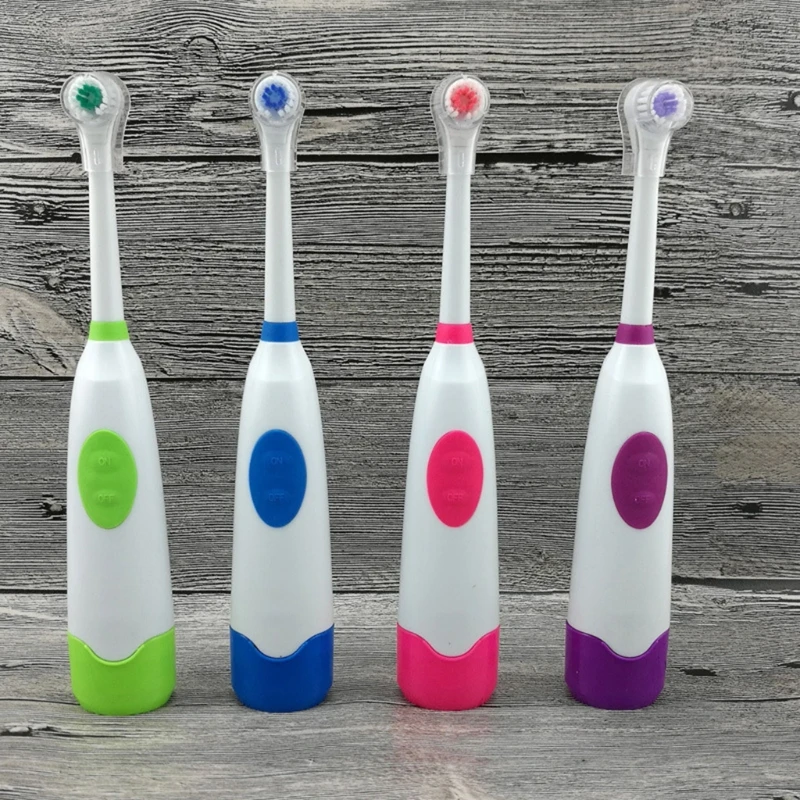 

Teeth WhiteningRotatingChild ElectricToothbrushWithWaterproof Brush Head Replace Random Color Drop ship