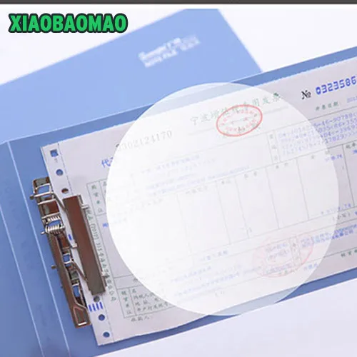 265X150X20 мм папка с зажимом для купюр практичные офисные папки-регистраторы двойные зажимы офисные принадлежности синий