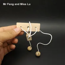 Мини 3D веревка веревки головоломки для повышения IQ деревянная игрушка малыш