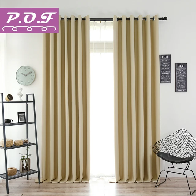 Best Price P.O.F Curtains For Living Room Two-sided Matte Solid Color Blackout curtain Simple Modern Window Treatment Custom Made Best Price P.O.F Curtains For Living Room Two-sided Matte Solid Color Blackout curtain Simple Modern Window Treatment Custom Made