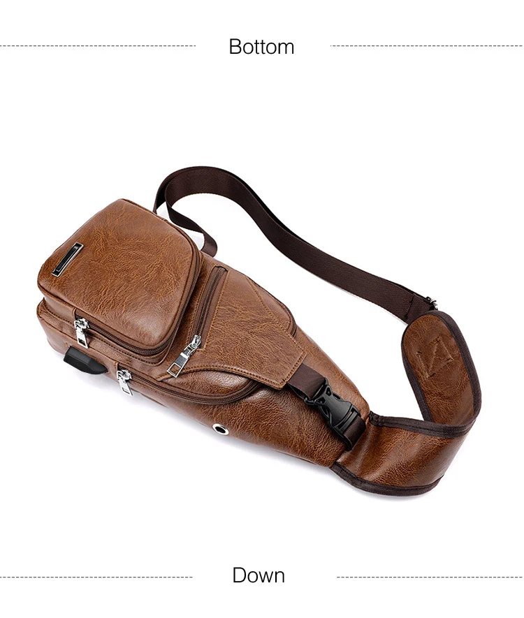 Новинка, повседневная мужская сумка с защитой от кражи, внешняя USB зарядка, нагрудная сумка, поясная сумка, сумка для путешествий, Одноместный длинный плечевой ремень, Bolsa для Feminina