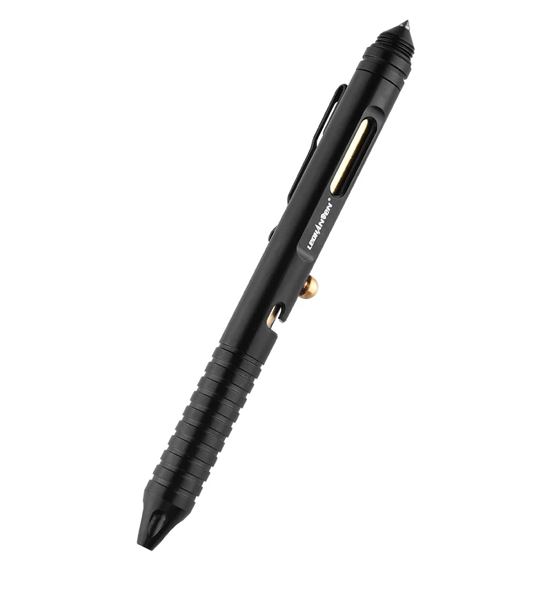 Practical tactical pen tungsten steel glass breaker self defense tactical survival pens multifunction brass whistle defence pen - top knives