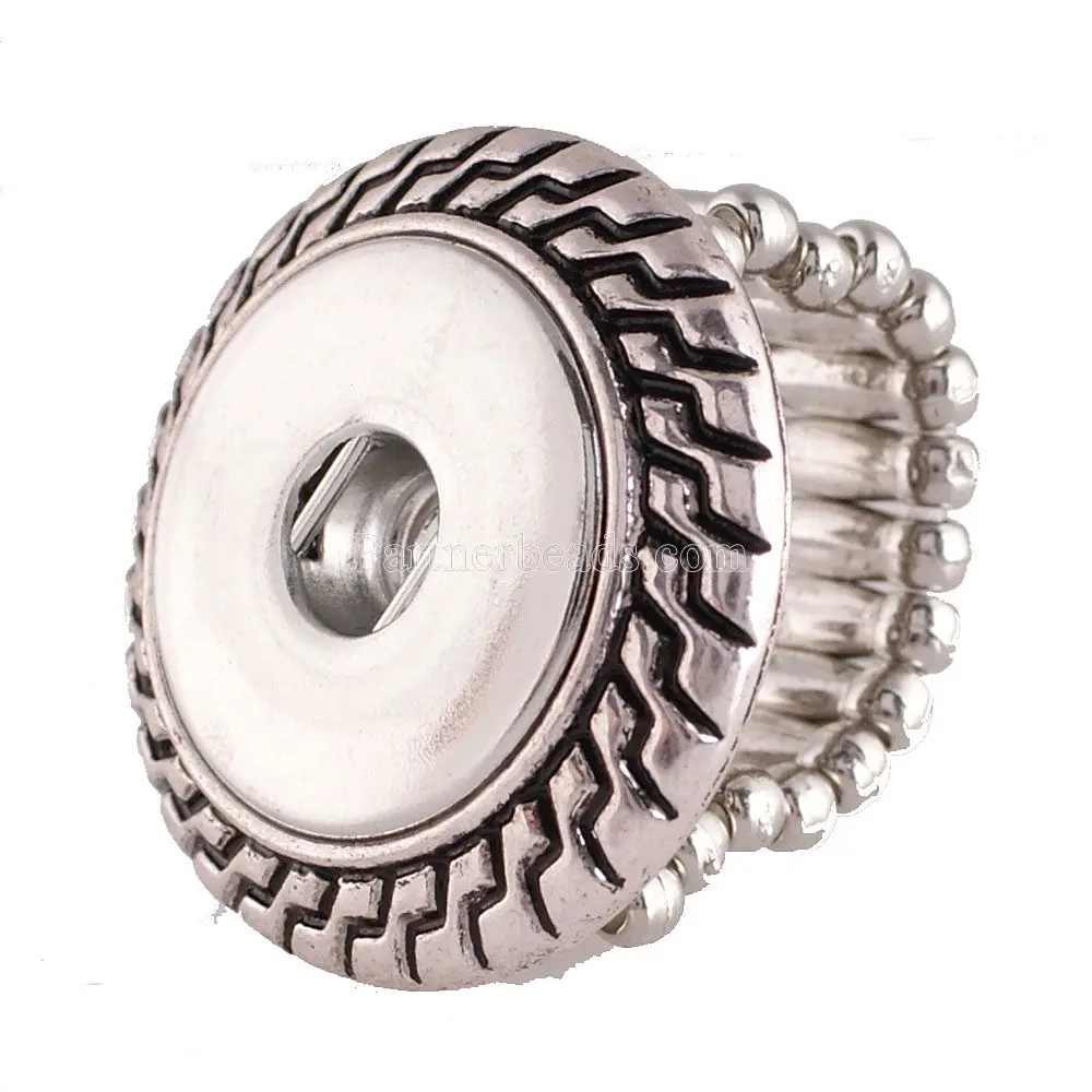 

snaps metal ring fit 18mm button snaps jewelry KB0552