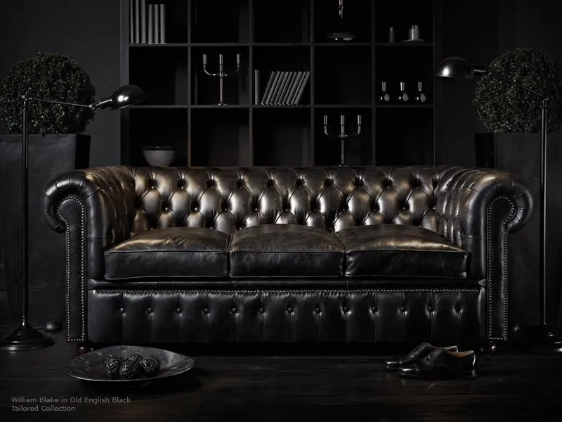 European classical sofa chesterfield sofa old black leather change all  imported wax ! Sofa|sofa table marble top|sofa wallsofa material -  AliExpress