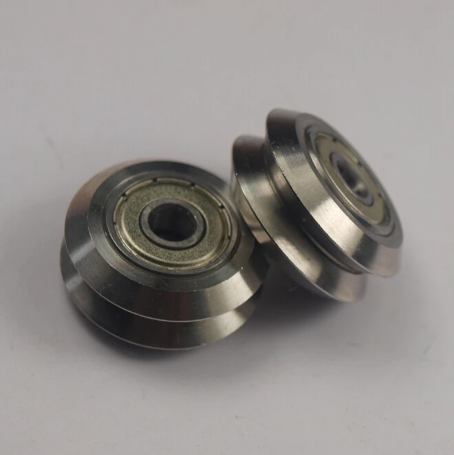 

3 D printer accessory CNC machine parts Openbuilds stainless steel Metal Dual V Wheel - V Slot Aluminium Linear Extrusion