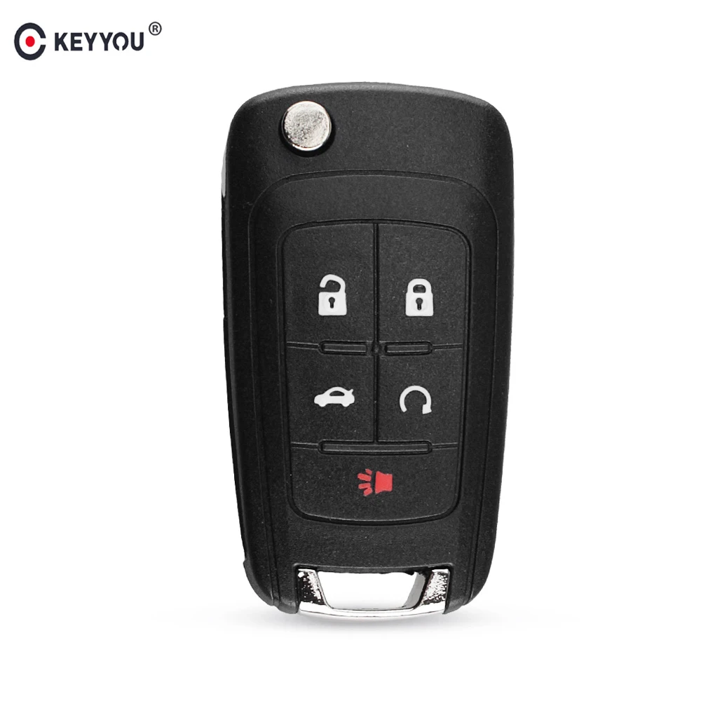 Чехол KEYYOU с 5 кнопками дистанционного ключа чехол для OPEL VAUXHALL Insignia Astra Zafira Chevrolet Cruze