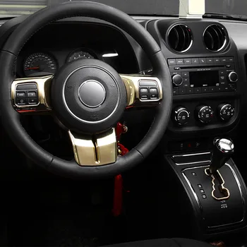 

Lsrtw2017 Abs Car Steering Wheel Gear Panel Window Control Panel Vent Panel Trims for Jeep Compass Liberty