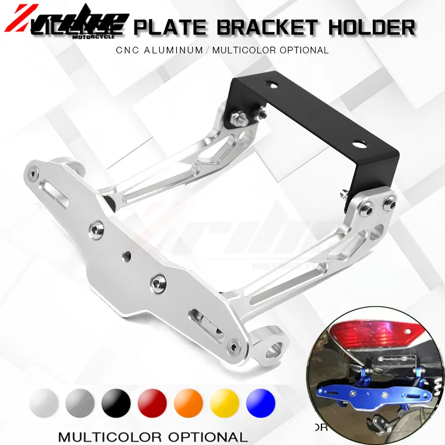 For Kawasaki ER-6F ER-6N ZX-6 ZZR600 ZX9R Z750 NIN Fender Eliminator motorcycle License Plate Bracket Ho Tidy Tail Universal