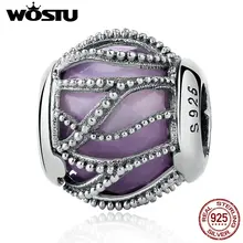 Nueva Moda 925 Plata Esterlina de Entrelazamiento Resplandor Granos Del Encanto Fit Pandora Original Pulsera de Auténtico Regalo de La Joyería DIY