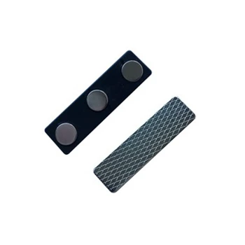 

10pcs name badge Magnetic ID Badge Attachment Name Tag Magnet Holder with 3m Adhesive Backing