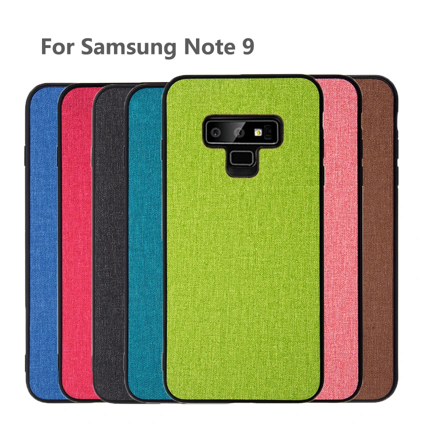 Для Samsung Galaxy Note 9 чехол note9 задняя крышка противоударный 360 Защитный тканевый capas