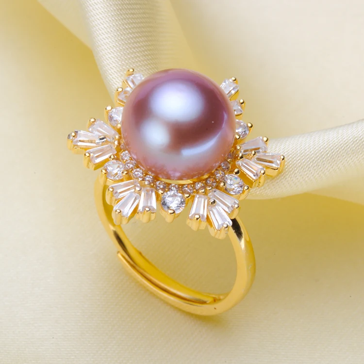 Goede Hot Groothandel 925 Sterling Zilveren Parel Ringvinger Ring Instellen Verstelbare Ring Bevindingen Sieraden Onderdelen Fittings Accessoires