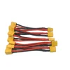 1 шт. Xt60 параллельный Соединительный кабель для аккумулятора, двойной удлинитель Y, силиконовый провод ► Фото 3/6