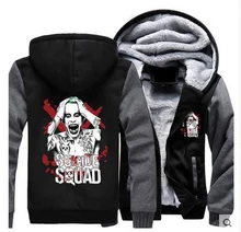 Adultos hombres mujeres Anime comando suicida Chaqueta Cosplay Sudaderas Con Capucha Espesar ropa de Abrigo