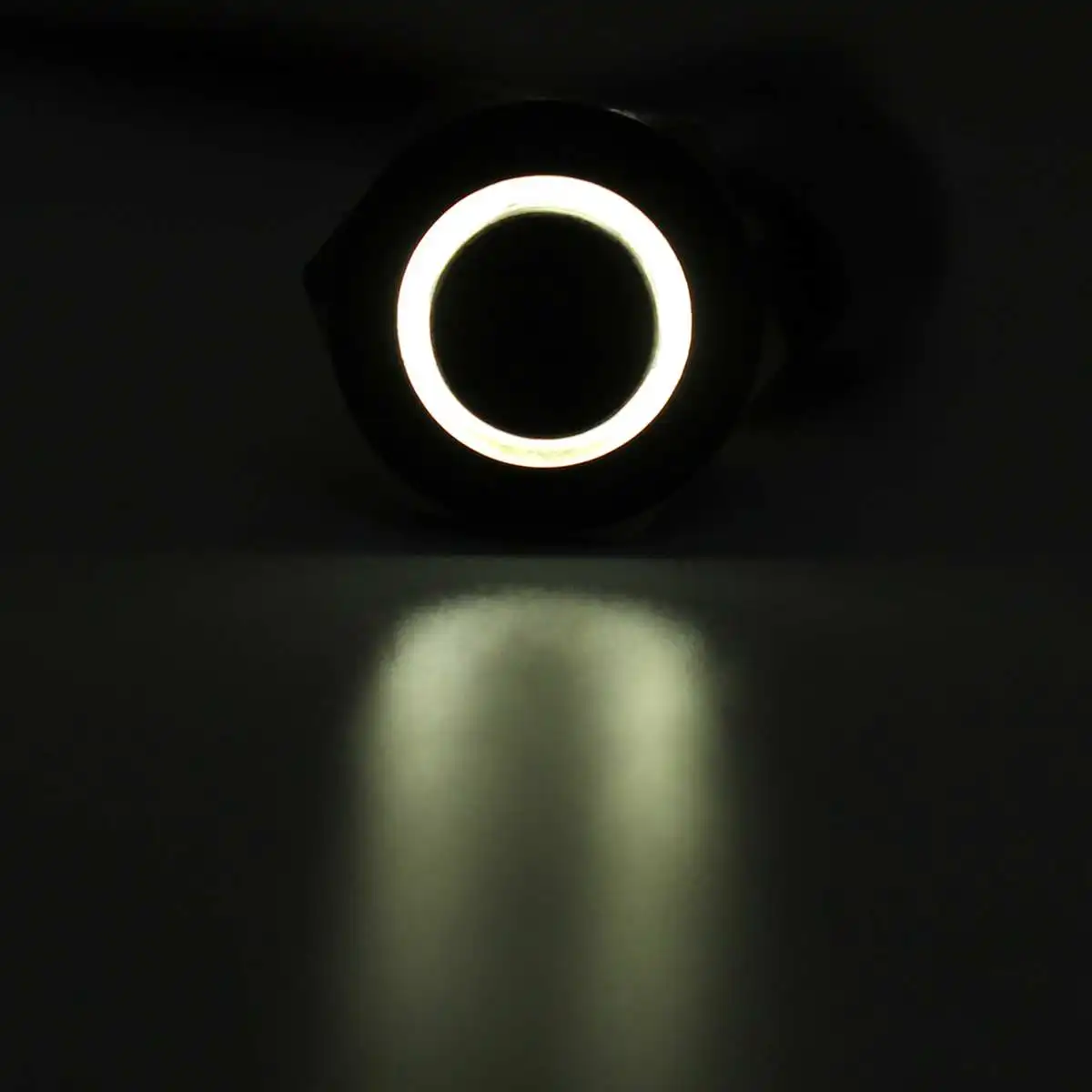 Черный 4 Pin 12 мм светодиодный светильник металлический кнопочный Мгновенный Переключатель водонепроницаемый 12V переключатели Автомобильная электроника