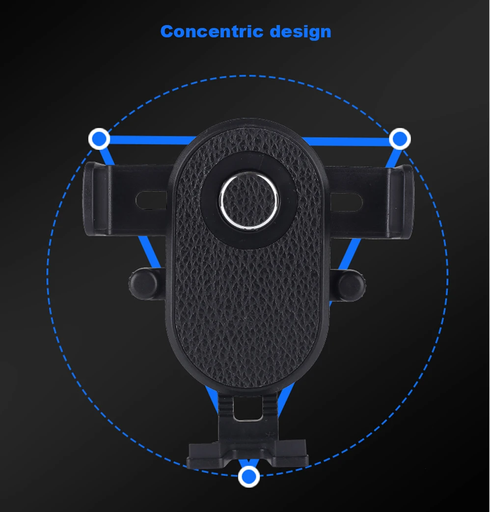 Ascromy Air Vent Phone Holder Car Mount Cradle for IPhone 7 Plus 8 X Samsung Xiaomi Pocophone F1 Mi8 Support Smartphone Voiture (8)