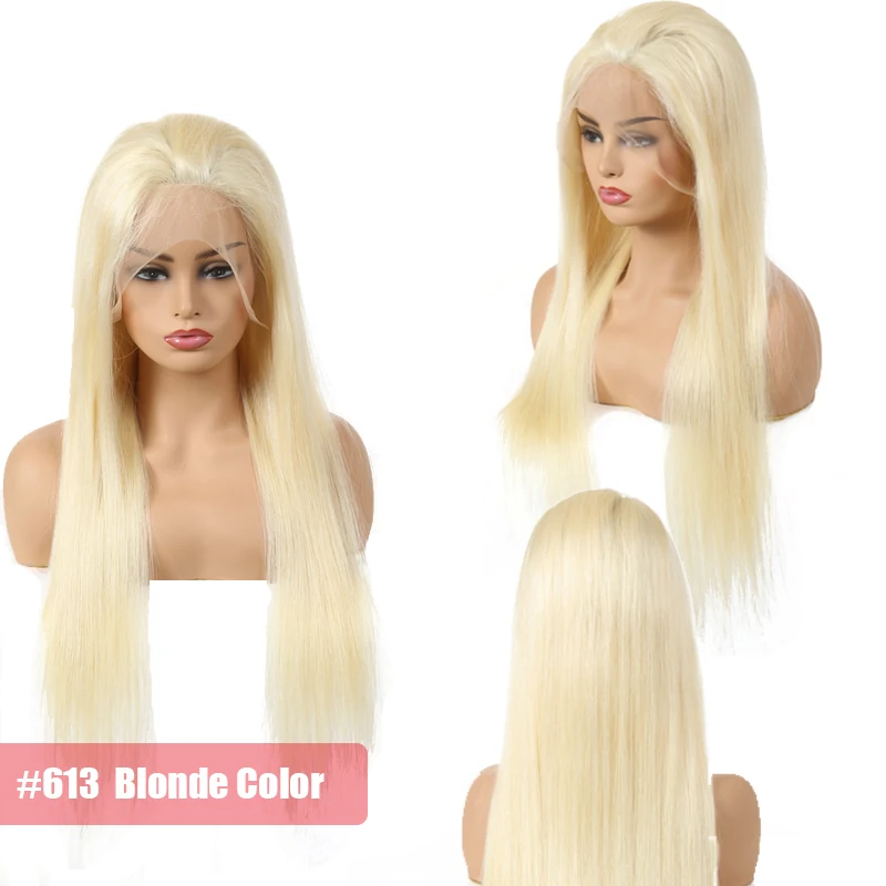 Ali Queen Hair Brazilian Remy Hair Straight Full Lace Wigs Pre Plucked Human Hair With Baby Hair 130% Denisty 1b Or Blonde 613 Ali Queen Hair Brazilian Remy Hair Straight Full Lace Wigs Pre Plucked Human Hair With Baby Hair 130% Denisty 1b Or Blonde 613