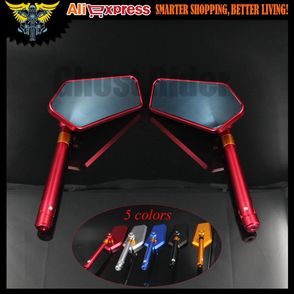 

Full Aluminum Motorbike Motorcycle Mirrors Rearview Mirror for Suzuki Gsr 600 Sv650 1000 Gsf 600 1250 Bandit 600 Intruder 800