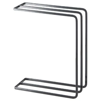

THGS Towel Rack Stand Freestanding 3 Tier Vertical Iron Rag Storage Towel Rack Kitchen Supply Home Tableware Dish Cloth Holder
