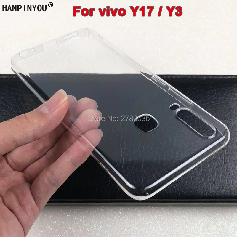 For vivo Y17 Y15 Y12 Y3 6.35&quot Glossy Snap Phone Case Crystal Invisible Hard PC Full Cover Clear Camera Protect Back Shell | Мобильные