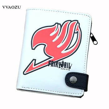 

Cartoon Fairy Tail Wallet Unisex Boys Girls Japan Anime Cosplay Credit Card Holder Short PU Coin Money Bag