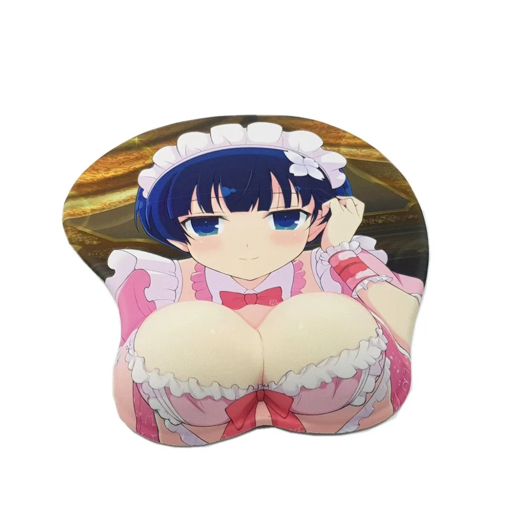 Senran Kagura-YOZAKURA Maid аниме 3D Oppai коврик для мыши с гелевой поддержкой запястья