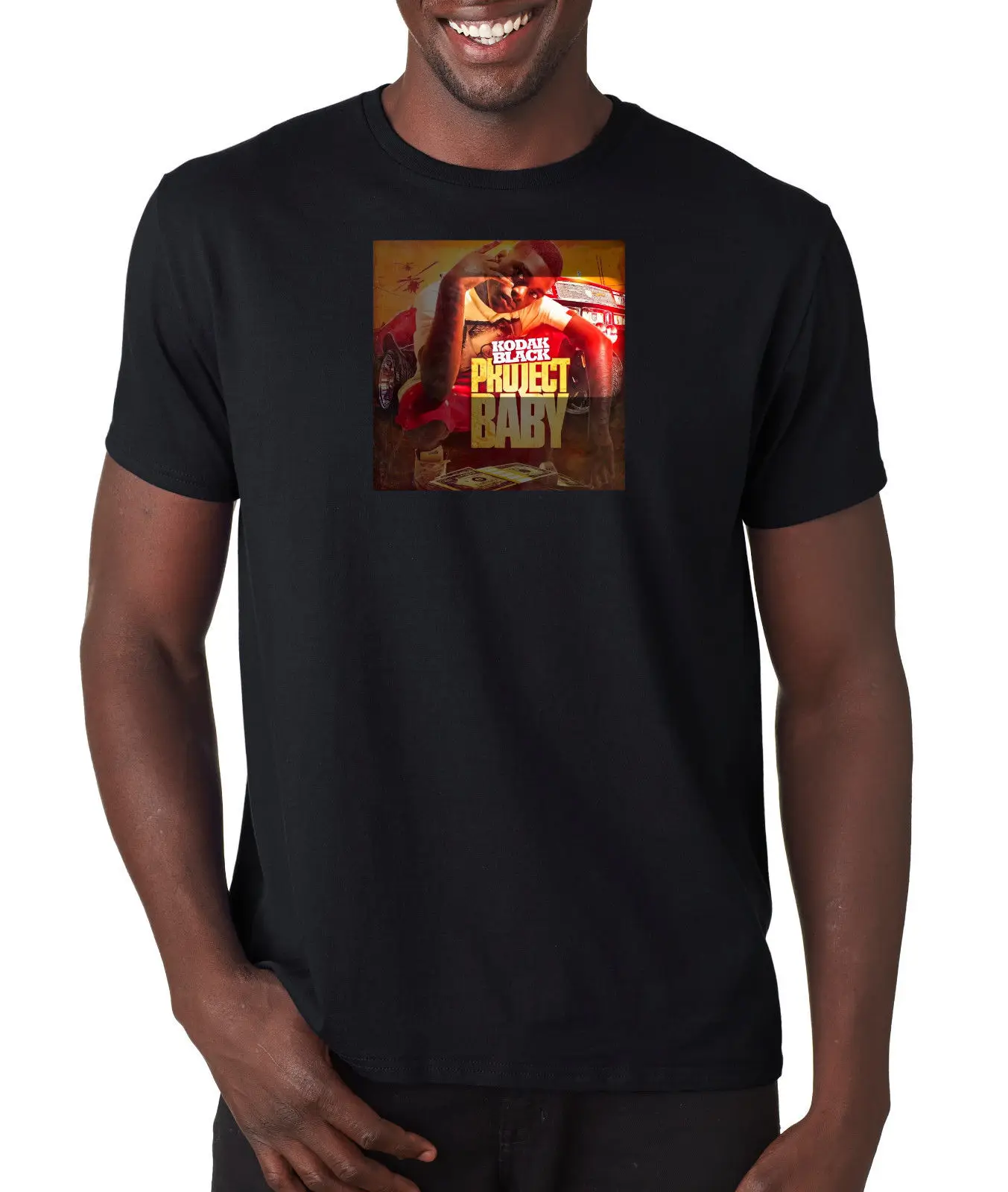 Kodak черный проект футболки для грудничков хип хоп Music Tee рэп футболка Бесплатная Lil
