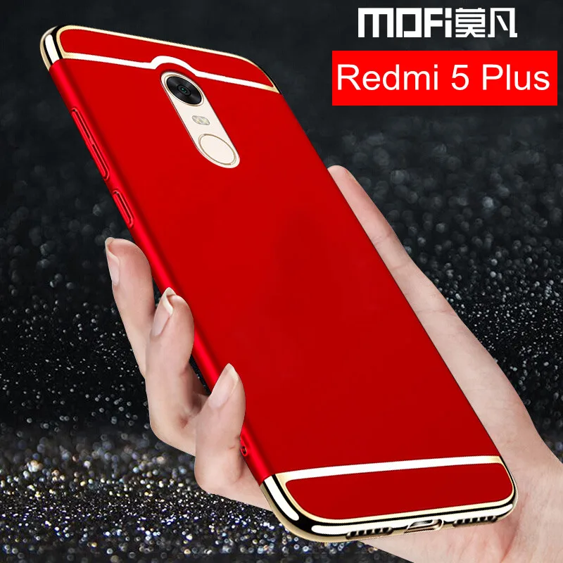 

Xiaomi Redmi 5 Plus case Redmi5 Plus back cover joint hard protective coque case luxury MOFi full protect Redmi 5 Plus case