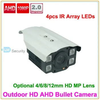 

Lihmsek Long Night Vision 80-100m AHD Camera with 4pc IR Array LEDS 960P 1.3MP Security Surveillance CCTV IR Bullet Camera