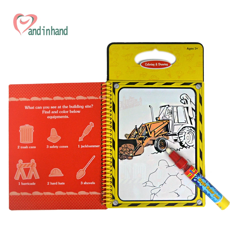 Download Aliexpress.com : Buy Drawing Toys Magic Water Coloring Book For Kids Painting Learning Education ...