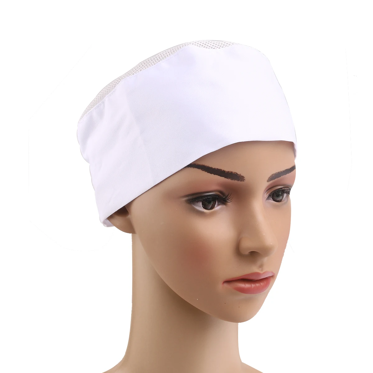 5pcs Chef Hat Breathable Hotel Cook Cap Dustproof Cooking Hat With Adjustable Strap Kitchen Restaurant Accessories 