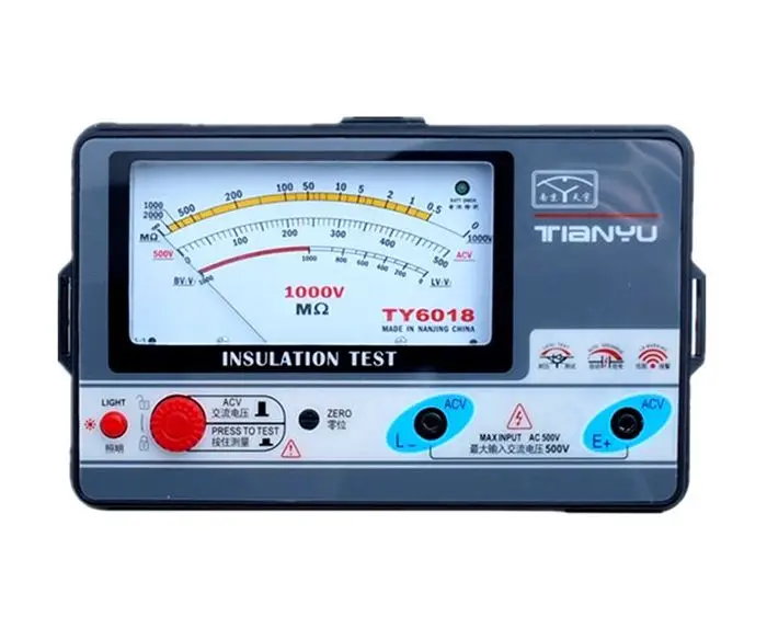 

TY6018 1000V insulation resistance meter,analog INSULATION TESTER, 0.5-2000M
