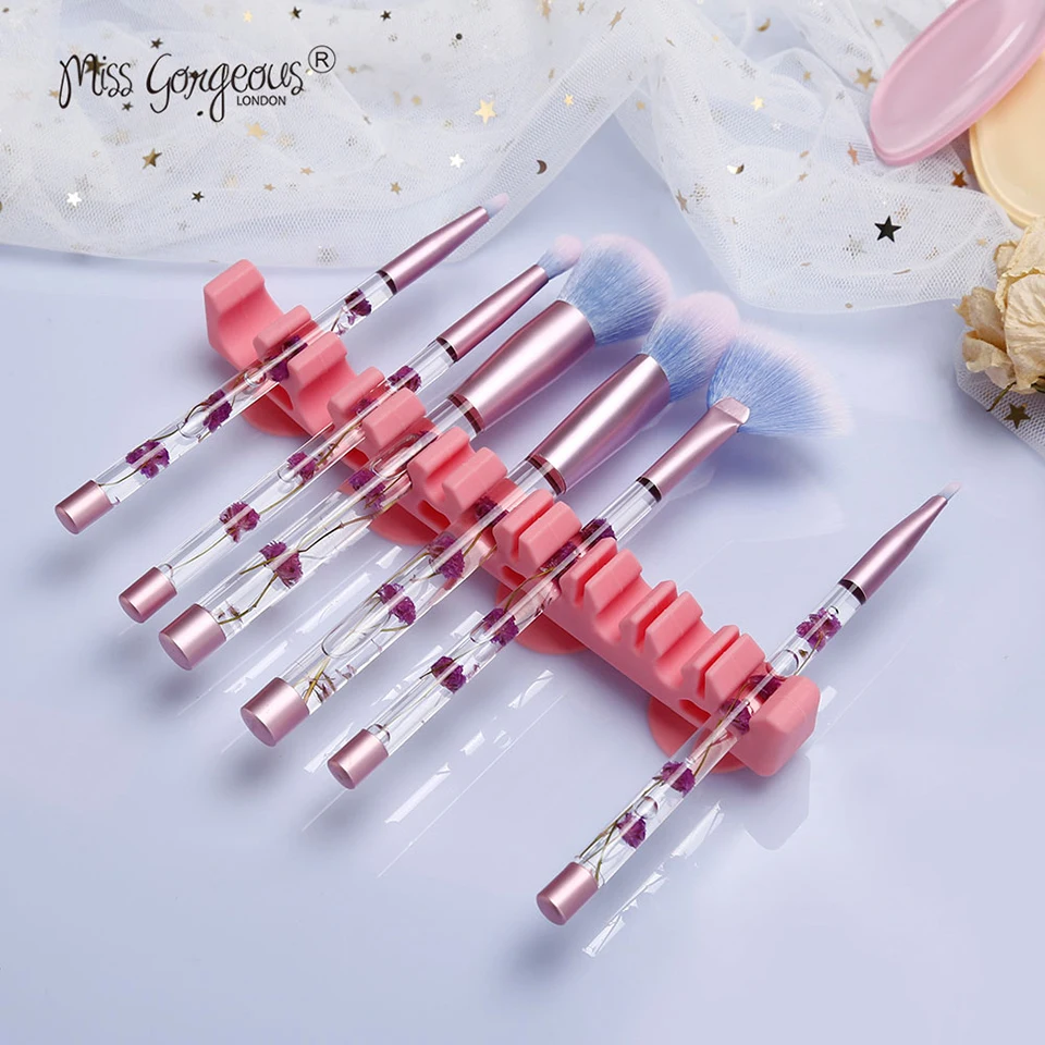 Бренд Miss Gorgeous держатель для кистей макияжа силиконовая кисть теней чехол сушилка