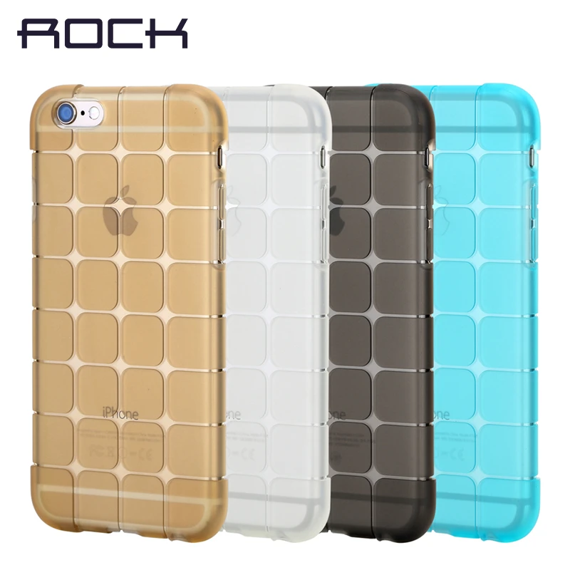 

Clearance Sales ROCK Soft Silicon Case for iPhone 6 6 plus 0.3mm TPU Crystal Clear Transparent Phone cases for iPhone 6s 6s plus